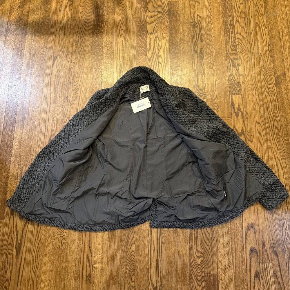 Joyfolie Mia Joy Louve Blazer Charcoal Black Wool Blend Womens Size XL - Picture 7 of 16